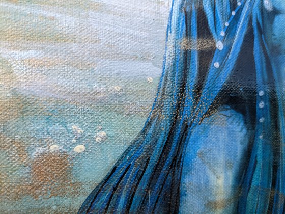 Longing for - Mermaid Painting