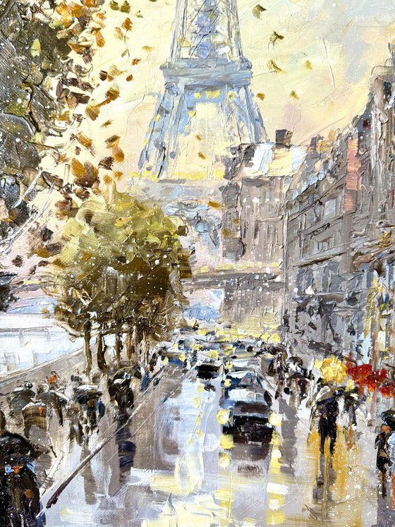 Paris. City lights.