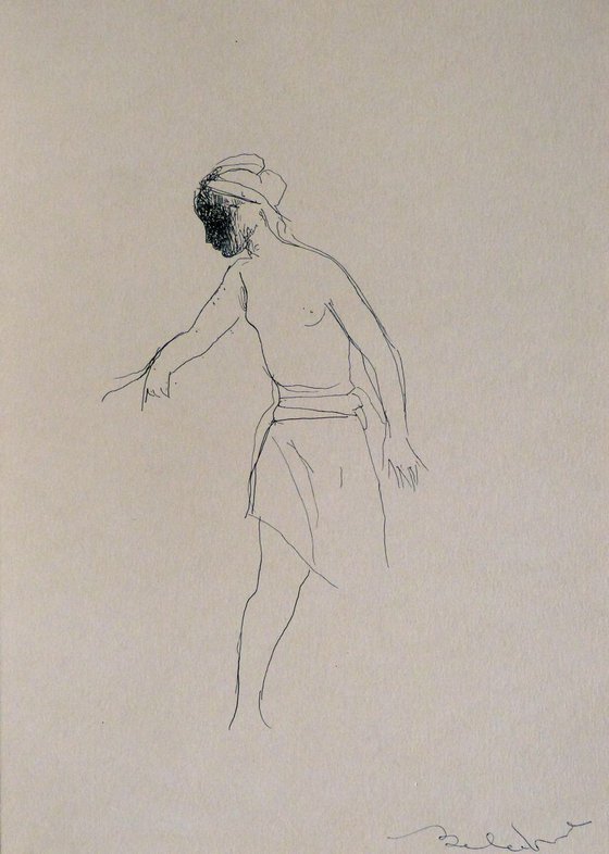 The Woman 3, 29x21 cm