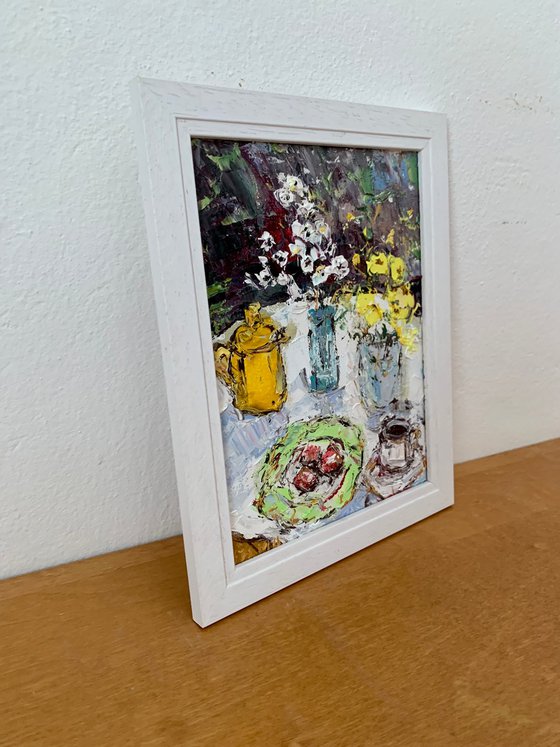 Still life in garden