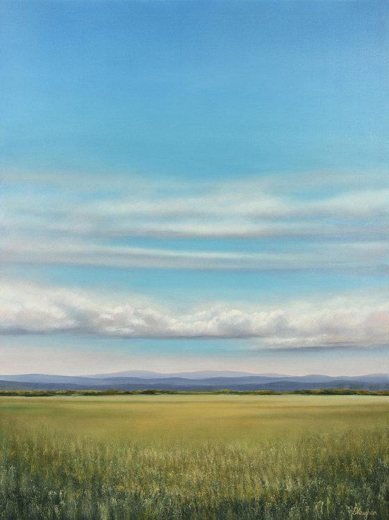 Peaceful View - Blue Sky Landscape