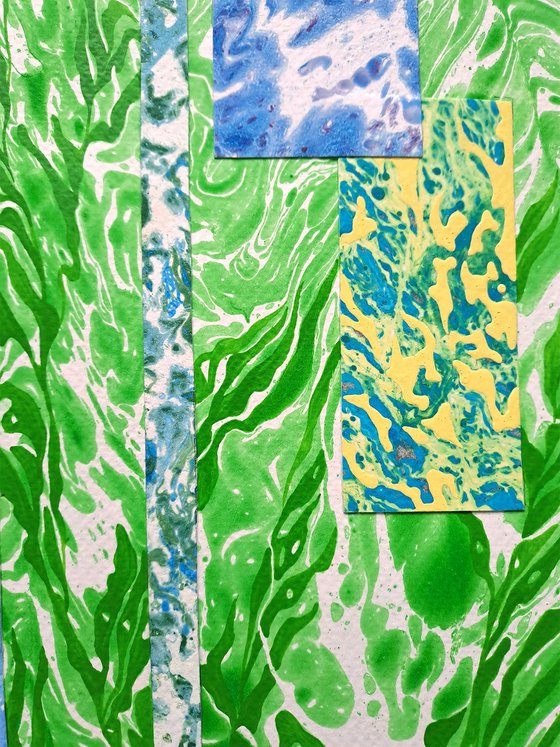 Set of 2 «Tropical Waterfall»