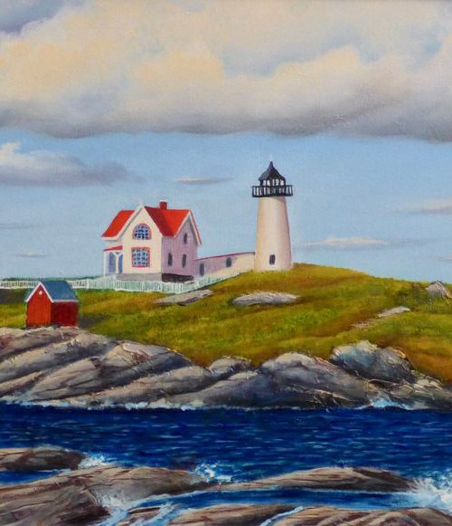 Cape Neddick Lighthouse by Gilbert Lessard