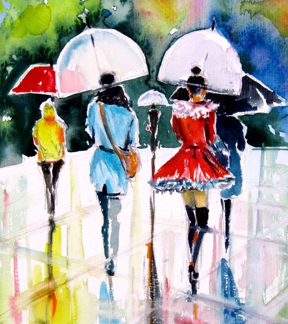 Walking people collection