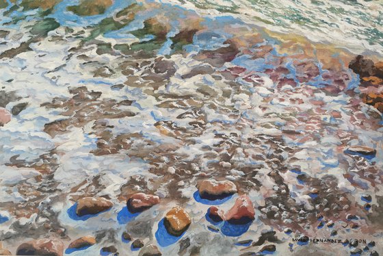 The Joy of Light at Wembury Beach - Beach pebbles