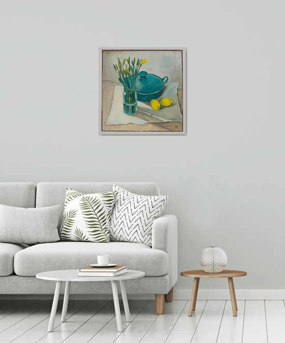 Still Life With Lemons FRAMED