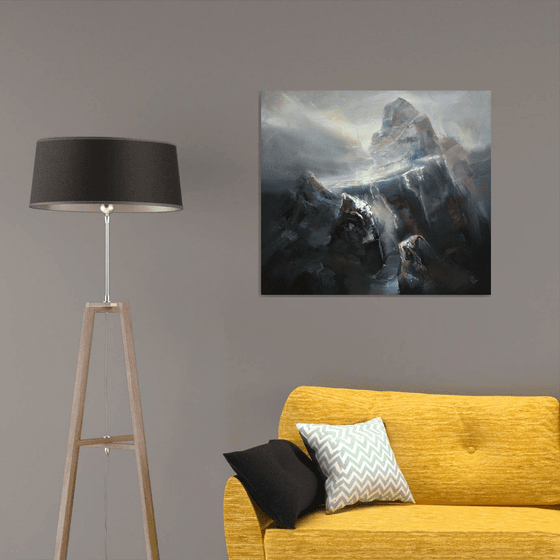 " Agartha -  On the path to Valhalla 4 "....SPECIAL PRICE !!! W 90 x H 80 cm