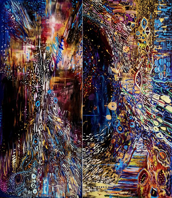 Inner cosmic, Diptych