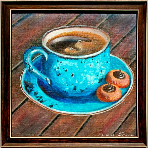 Cup of Brazilian coffee by Liubov Samoilova