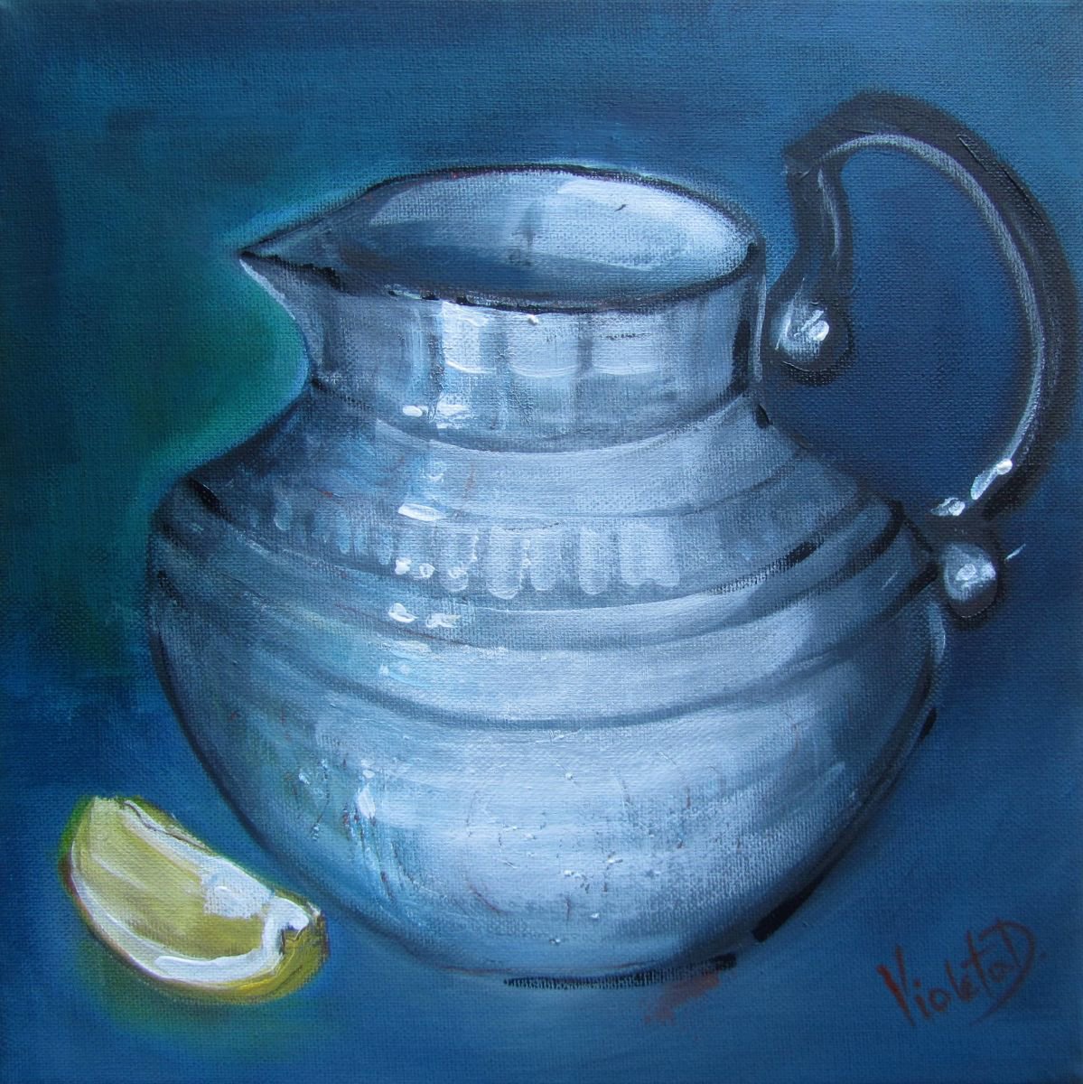 Silvery Blue / Ag1 by Violeta Damjanovic-Behrendt