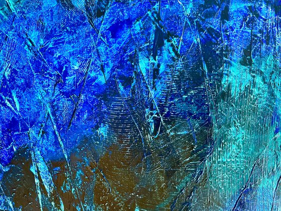 Blue abstract no. 19620-2