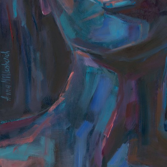 Identity Blue Neon Art — Inner Neon
