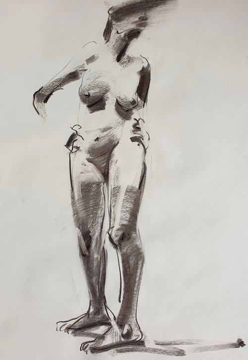 Nude drawing Pramuda by Satenik Ghulijanyan