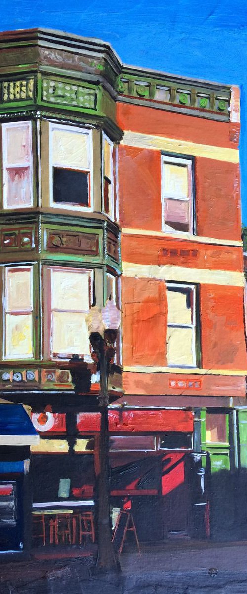 Street in Chicago. Sunday Afternoon by Andrew  Reid Wildman