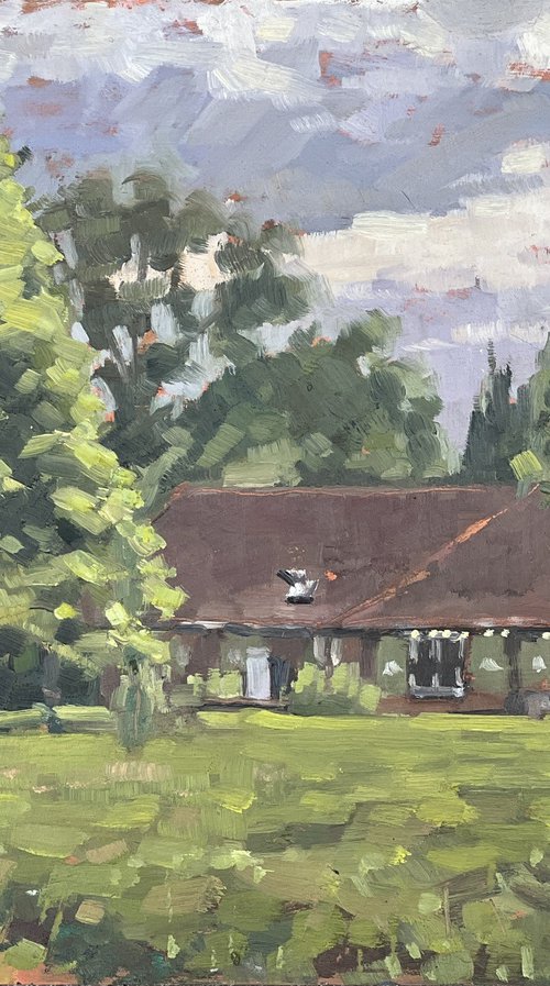 Café on Clapham Common by Louise Gillard