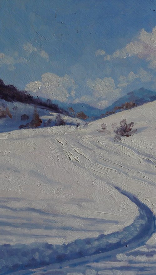 Snow in Montgenèvre by Claudio Ciardi