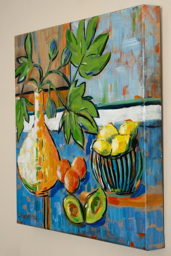 STILL LIFE WITH FIG LEAVES