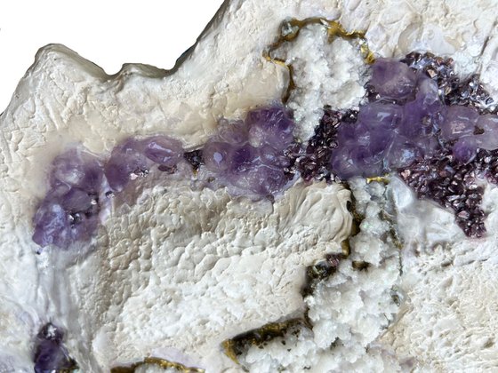 Geode Slice Amethyst luck.