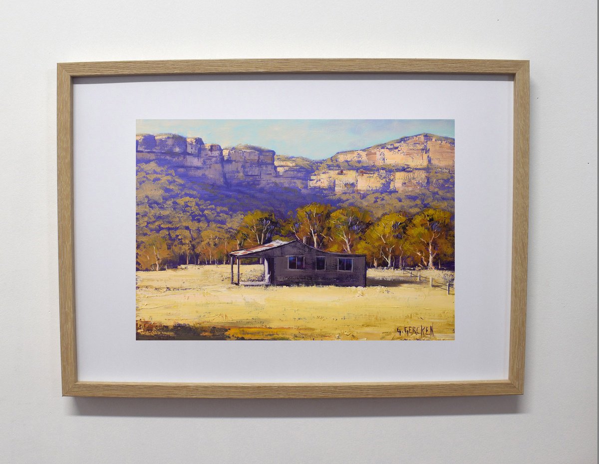 Old Farm house Megalong Valley by Graham Gercken