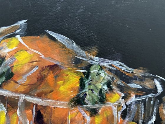 Persimmons in Plastic