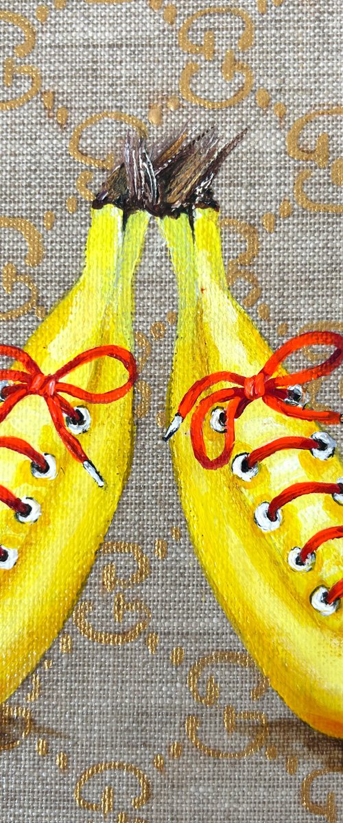 Banana trainers by Lena Smirnova