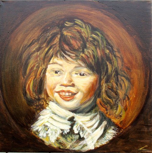 Laughing boy by Elena Sokolova