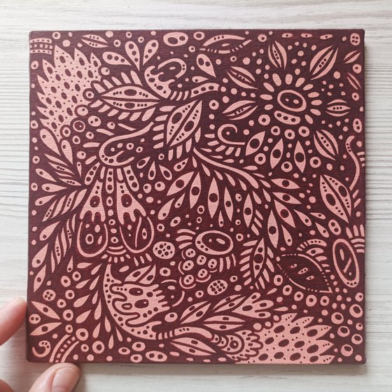 Florals - set of 4 paintings