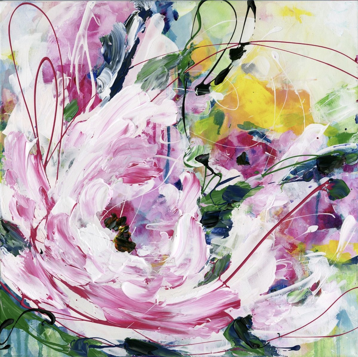  Morning Bloom By Kathy Morton Stanion, 20 X 20, Artwork For Sale On Artfinder