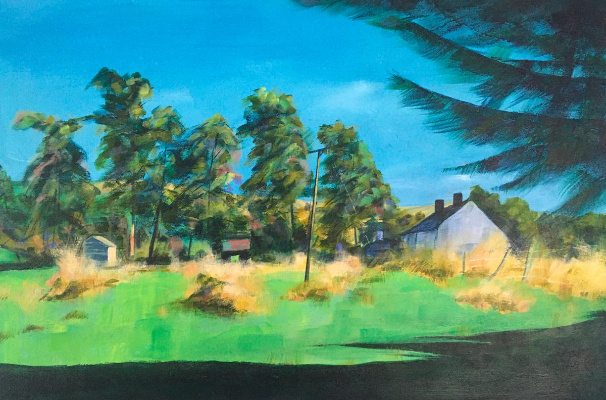 Lower Farm By Stuart Roper, 32 X 22, Artwork For Sale On Artfinder