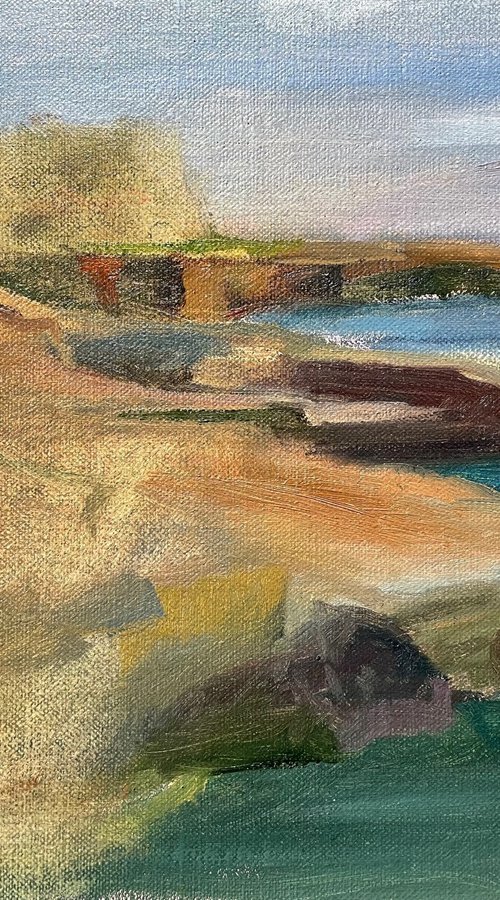 California Coastline - En Plein Air Sketch by Katherine Jennings