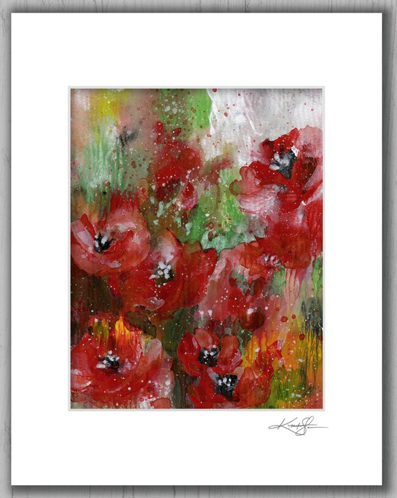 Blooming Bliss 16 - Floral Painting by Kathy Morton Stanion