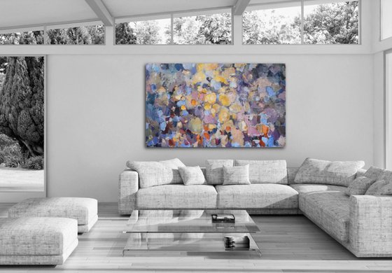 Scrambled Eggs- Large Abstract Painting