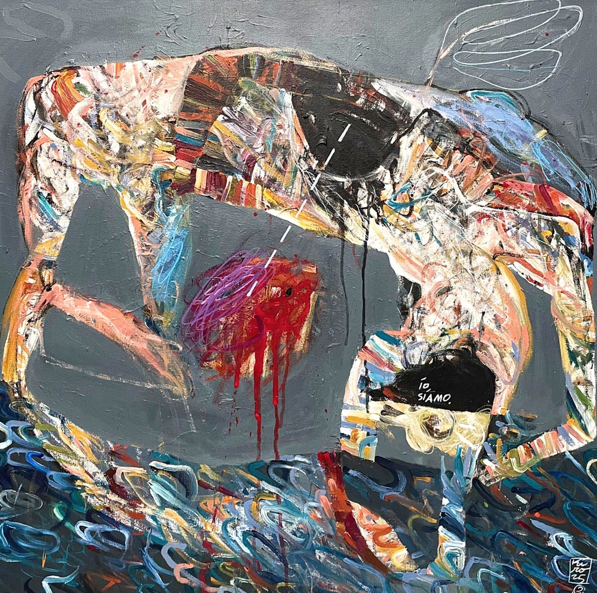  Io Siamo By Kiro, 31 X 31, Artwork For Sale On Artfinder