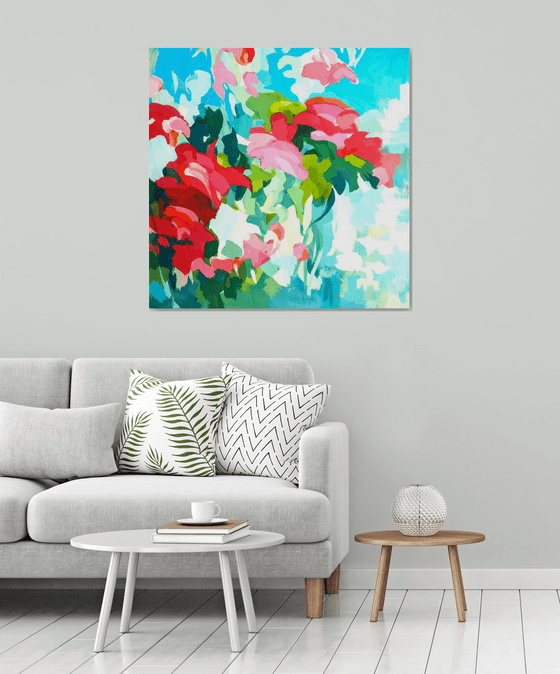 The rays touch the leaves №3