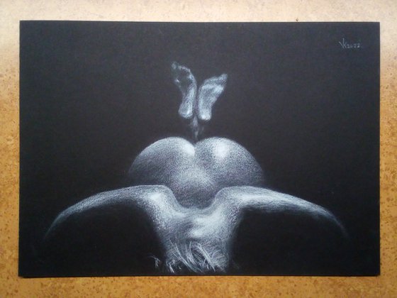 Nude noir #268 (29X21)cm