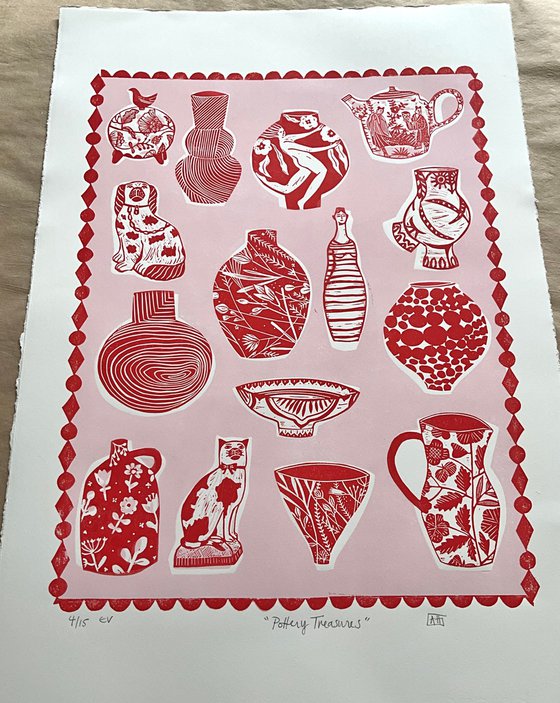Pottery Treasures (pink)