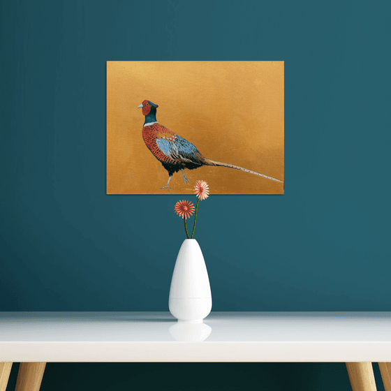 Pheasant ~ on Gold