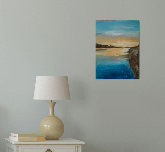 River sunset