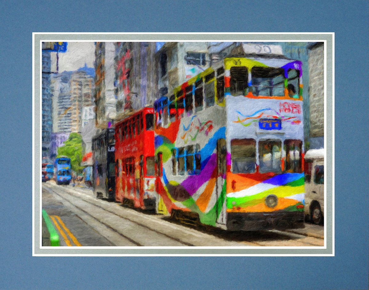 Hong Kong Trams by Robin Clarke