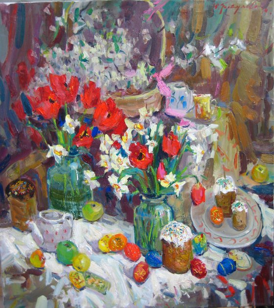 Easter still-life