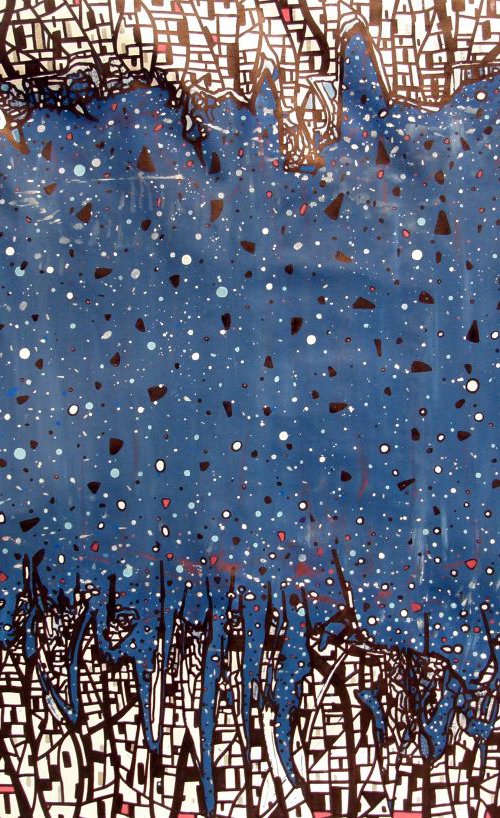 I know ' that you live sometimes - 158x110x0,1cm by Riccardo Ticco Capparella