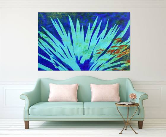 Ocean blossom 50x79 inches