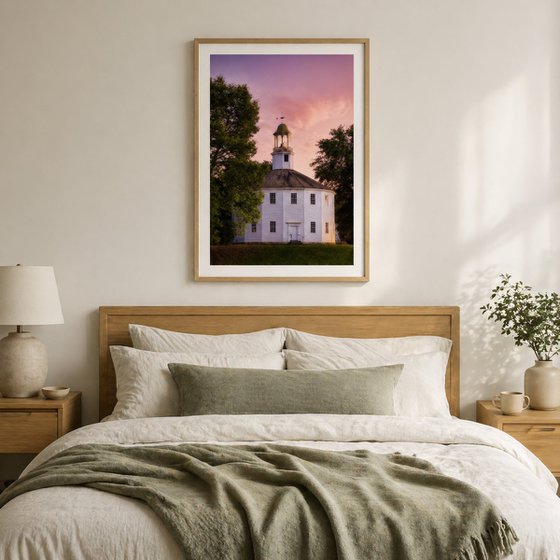 Pink Sky Over Richmond Round Church