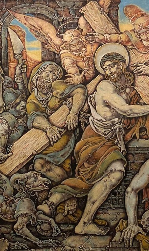 Passion of Christ. Carrying the Cross by Oleg and Alexander Litvinov