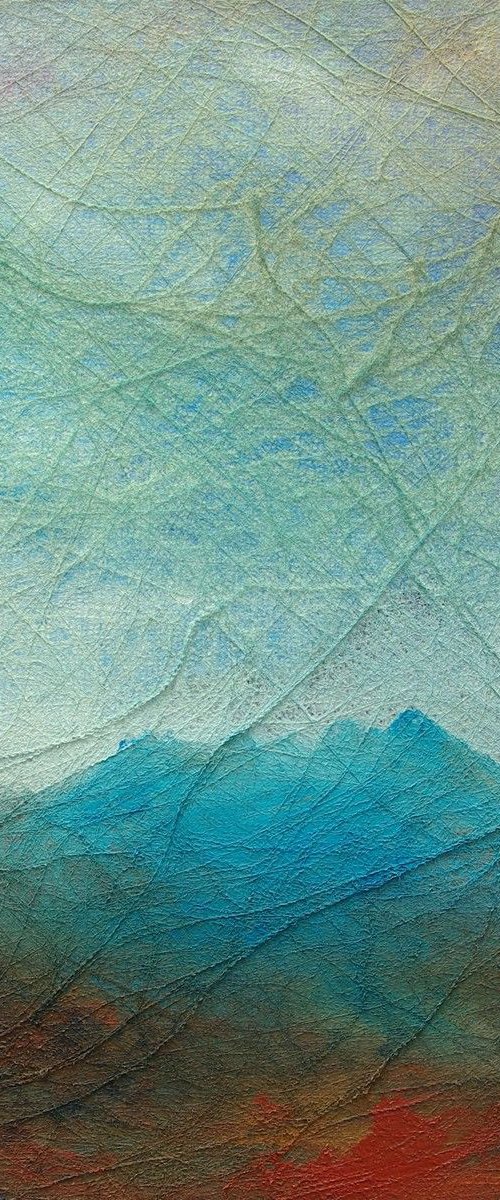 Perthshire Scottish textural mountain landscape by oconnart