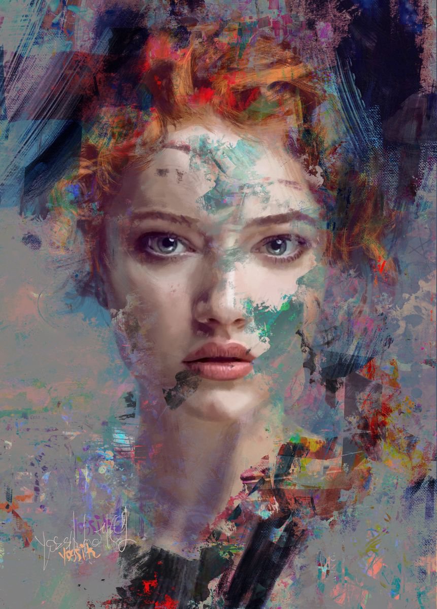 look at me i am here Acrylic painting by Yossi Kotler | Artfinder