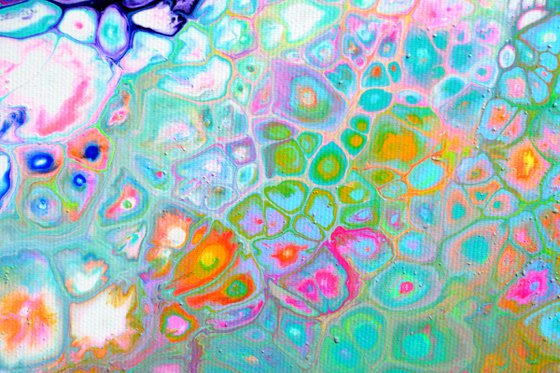 Flowing Energy 60 - Large Colorful Abstract