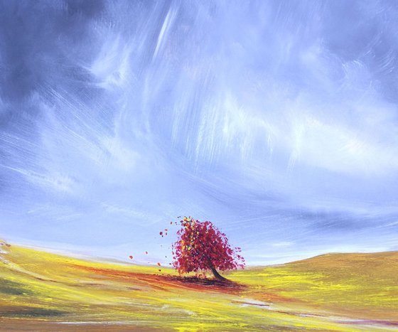 **Dance of the Autumn 1** - Art, colourful, landscape, stunning, panoramic
