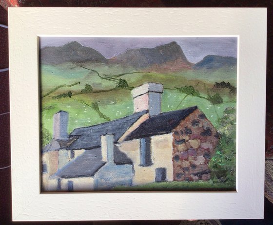 Farmhouse Dolgellau painting