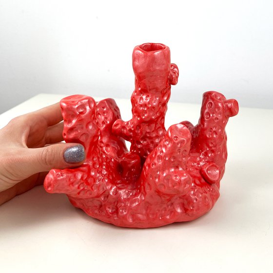 Coral Candle Holder